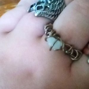 Homemade crystal ring